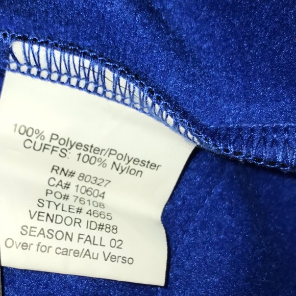 iPEARL iZUMi Mens Blue and Black Full Zip Fleece Lined Jacket - Picture 6 of 7